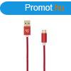 SBOX Kbel, CABLE USB Male -> TYPE-C Male 1.5 m Red