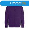 Just Hoods Gyerek cipzras kapucnis pulver AWJH050J, Purple