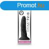  Colours - Pleasures - Thin 5" Dildo - Black 