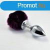  Pompon Metal Plug Small Purple 