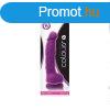  Colours Dual Density 5 inch Dildo Purple 