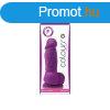  Colours Pleasures 4 inch Dildo Purple 