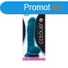  Colours Dual Density 8 inch Dildo Blue 