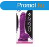  Colours Dual Density 8 inch Dildo Purple 