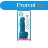  Colours Pleasures 4 inch Dildo Blue 