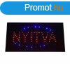 &#x201E;Nyitva&#x201D; LED t&#xE1;bla / villog&a