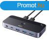 UGREEN CM662 USB 3.0 switch 2 bemenet 4 kimenet (fekete)