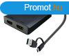 I-TEC USB-A/USB-C Dual 4K/60 Hz HDMI Video Adapter Black