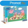 Peppa malac Picnic 24 db-os maxi puzzle Clementoni