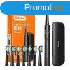 Sonic toothbrush with tips set and travel case BV E11 (Black