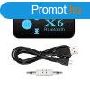 X6 Bluetooth AUX adapter SD krtya foglalattal