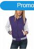 Urban Classics Ladies Light College Jacket pur/wht