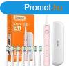 Sonic toothbrush with tips set and travel case BV E11 (Pink)