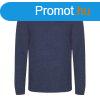 JT002 tri-blend hossz ujj frfi pl Just Ts, Heather Navy