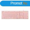 White Shark Gaming membrane keyboard TACHI, US, pink