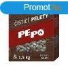 Tisztt pellett PE-PO 1,5 kg-os, koromeltvolt fstcs, 