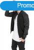 Urban Classics Cotton Bomber Leather Imitation Sleeve Jacket