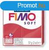 Gyurma, 57 g, gethet, FIMO "Soft", meggy piros