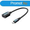 Adapter Micro-USB 2.0 M to F USB-A OTG Vention CCUBB 0.15m (