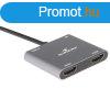 Bluestork USB Hub - HUB-DUO-HDMI (USB3.0, USB-C to 2xHDMI + 