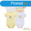 Foxy Baby Rvid ujj pamut body szett (4db-os) ( 56 ) - Jgk