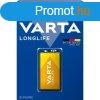 Elem 9V-os 6LR61 E Longlife 1 db/csomag, Varta 