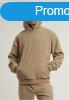 Urban Classics Jacquard Velvet Oversized Hoody unionbeige