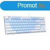 MageGee MK-STAR wired keyboard (white and blue)