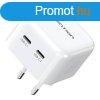 Vention FBPW0-EU USB(C+C) GaN (35W/35W) mains charger (white