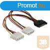 Delock 65159 15 ts SATA (apa) ? 2 db 4 ts Molex (anya), 20