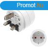 Hama Utaz Hlzati Adapter EU - US Fip White