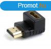 Gembird A-HDMI90-FML HDMI right angle adapter 90 downwards 