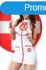  CR 3854  L/XL  White Sexy Nurse Costume Dress 