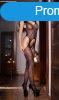  CR 4055 S/M Black Bodystocking 