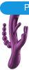 TRILUX Kinky Finger Rabbit Vibrator with Anal Beads Purple