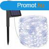 Napelemes 100 micro LED-es fnyfzr 10 m - hidegfehr