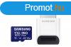 SAMSUNG SD krtya, 128GB, PRO PLUS, olvas, Blue Wave