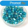 Preciosa bicone gyngy - Blue Zircon AB 2X - 4mm - 50db