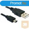 KAB Delock 82273 USB 2.0 - A/USBmini - B 5pin apa/apa kbel 