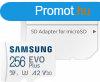 SAMSUNG SD krtya 256GB, EVO PLUS, Blue Wave, 160MB/s