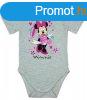 Disney Minnie rvid ujj babal body szrke