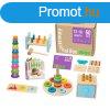 Tooky Toy Montesszori fa jtk oktat box - TK752