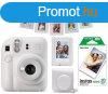 Fujifilm Instax Mini 12 Clay White Csomag