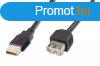 Assmann USB extension cable, type A 3m Black