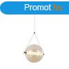 SPLENDOR LED PENDANT 9W 3000K, BRASS+COGNAC GLASS