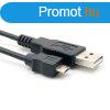 ACT USB 2.0 A male to micro B male 5m Black