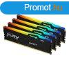 Kingston 64GB DDR5 5200MHz Kit(4x16GB) Fury Beast RGB Black