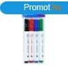 Flipchart marker kszlet, rostirn vizes kerek vg 3mm, Blu