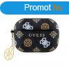 Guess 4G Peony Charm Apple Airpods Pro 2 PC/PU tok fekete (G