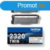 Brother TN2320TWIN Black toner